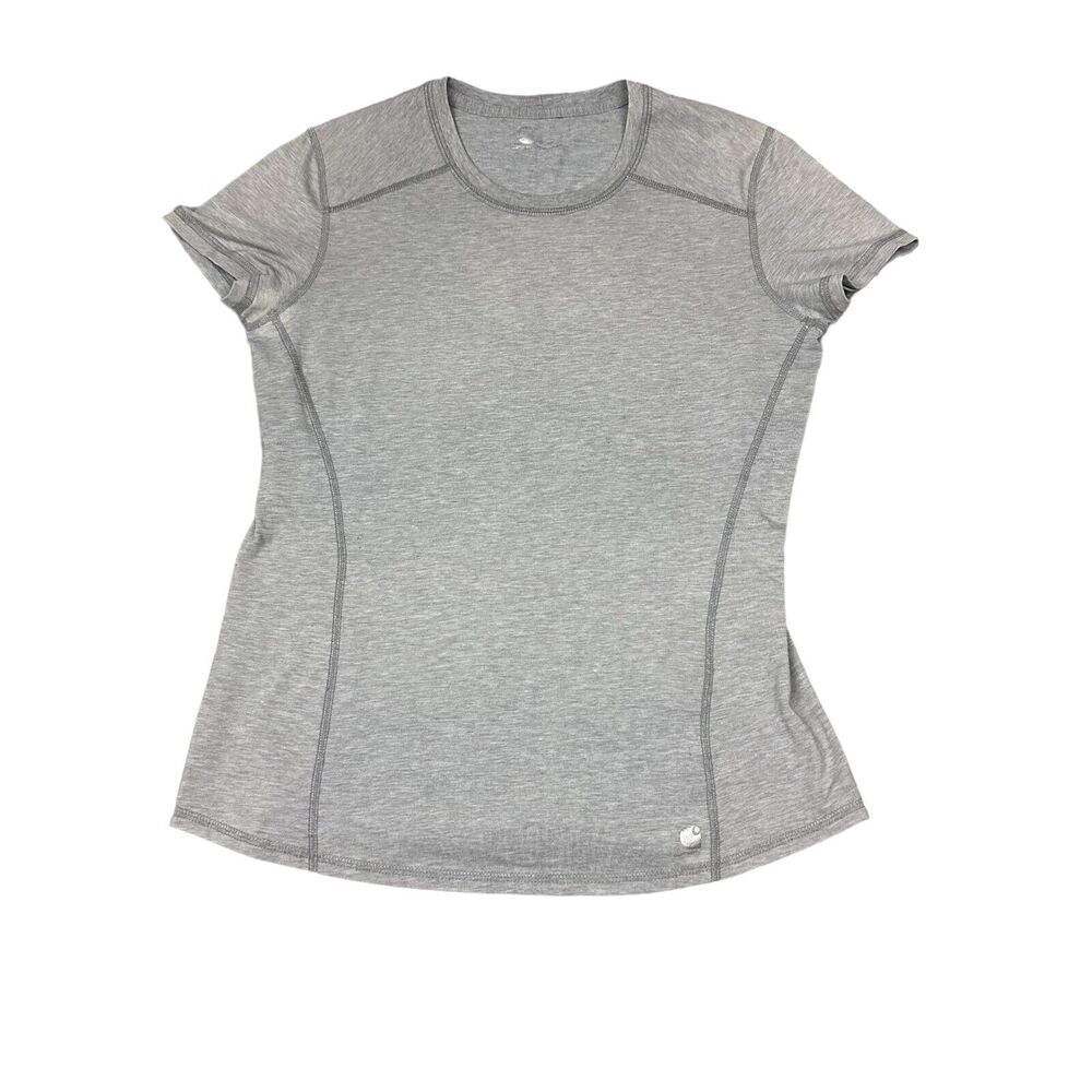 Carhartt Force T-Shirt Women S Gray Short Sleeve Performance Tee